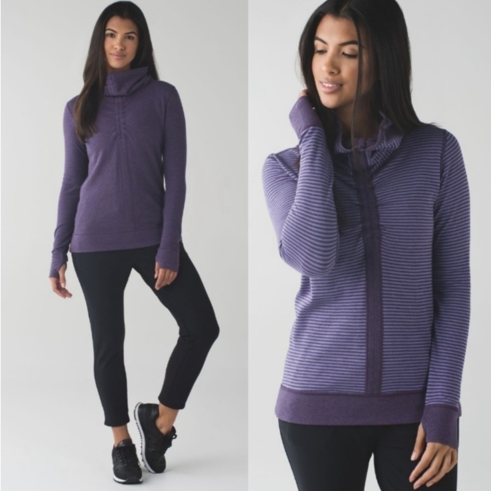 Lululemon‎ Reversible Long Sleeve Cowl Neck Sweatshirt